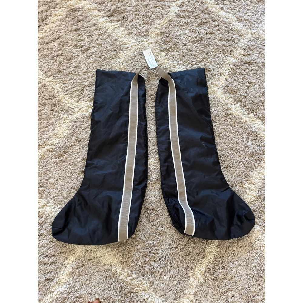 Dover Saddlery Double Boot Bag Black Nylon Tall Riding Boot Sleeves SB236-B